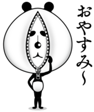 The panda of the century! Zipper panda sticker #10426438