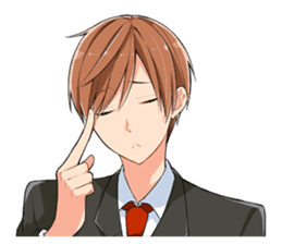 Sharp-san and Tanita-kun sticker #10426563