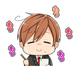 Sharp-san and Tanita-kun sticker #10426564