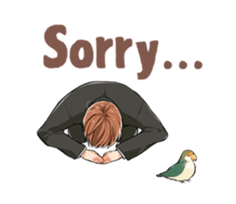 Sharp-san and Tanita-kun sticker #10426572