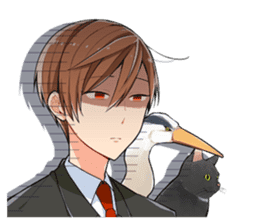 Sharp-san and Tanita-kun sticker #10426574