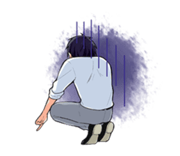 Sharp-san and Tanita-kun sticker #10426582