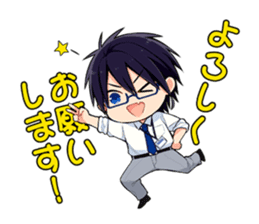 Sharp-san and Tanita-kun sticker #10426584