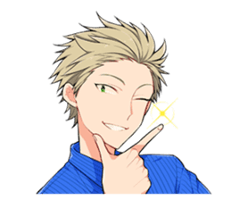 Sharp-san and Tanita-kun sticker #10426586