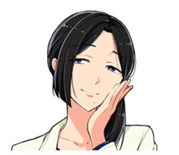 Sharp-san and Tanita-kun sticker #10426590