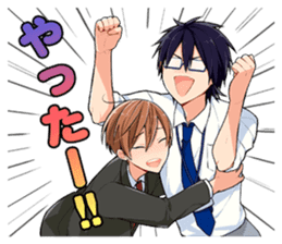 Sharp-san and Tanita-kun sticker #10426596