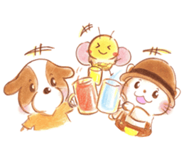 Obi-chan and friends sticker #10427466