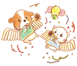 Obi-chan and friends sticker #10427476