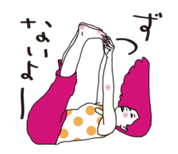 Dancing woman Ver.1 renewal sticker #10427519