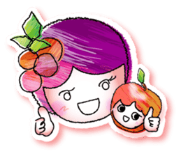 Currant- chan & HIME-RINGO***vol.1 sticker #10428292