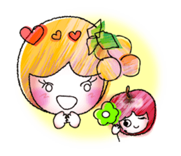Currant- chan & HIME-RINGO***vol.1 sticker #10428305