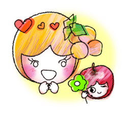Currant- chan & HIME-RINGO***vol.1 sticker #10428305