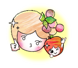 Currant- chan & HIME-RINGO***vol.1 sticker #10428307