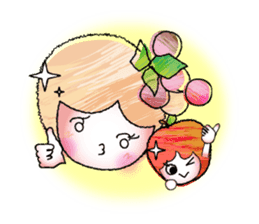 Currant- chan & HIME-RINGO***vol.1 sticker #10428307