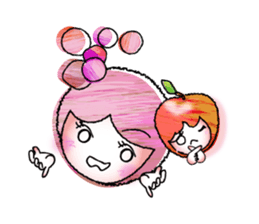 Currant- chan & HIME-RINGO***vol.1 sticker #10428315