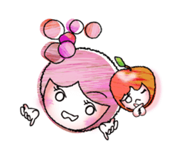 Currant- chan & HIME-RINGO***vol.1 sticker #10428315