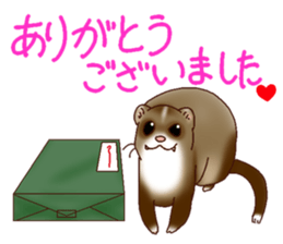 Ferret Sticker jp 3 sticker #10429020