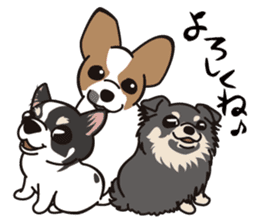 Bullbon and his cute with crazy guys.. sticker #10429737