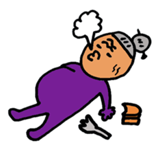 nagata grandma 2 sticker #10429771