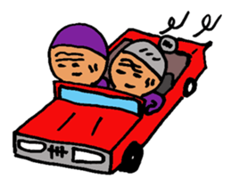 nagata grandma 2 sticker #10429786