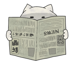 Cat and mouse.2 sticker #10429960