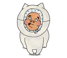 Cat and mouse.2 sticker #10429967