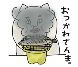 Cat and mouse.2 sticker #10429986