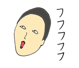 Expressive men sticker #10431205