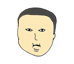 Expressive men sticker #10431215