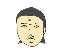 Expressive men sticker #10431216