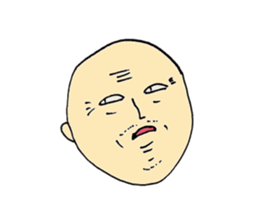 Expressive men sticker #10431237