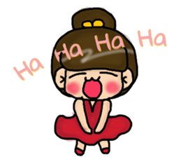 Cutie girl- Pin pin sticker #10431444