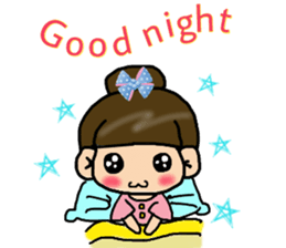 Cutie girl- Pin pin sticker #10431446