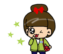Cutie girl- Pin pin sticker #10431450