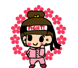 Cutie girl- Pin pin sticker #10431453