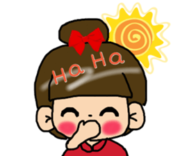 Cutie girl- Pin pin sticker #10431454