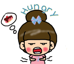 Cutie girl- Pin pin sticker #10431461