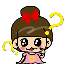 Cutie girl- Pin pin sticker #10431462