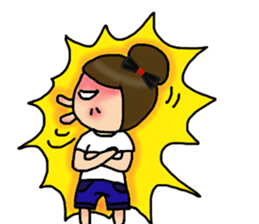 Cutie girl- Pin pin sticker #10431470