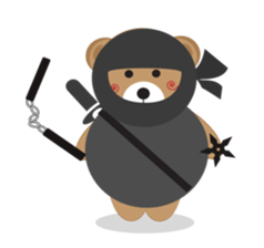 A excellent day of brown bear sticker #10431561