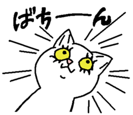 Cat staring sticker #10431760