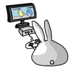 Simple!conversation in the rabbit sticker #10431968