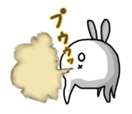 Simple!conversation in the rabbit sticker #10431974