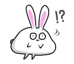 Simple!conversation in the rabbit sticker #10431977