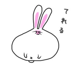 Simple!conversation in the rabbit sticker #10431987