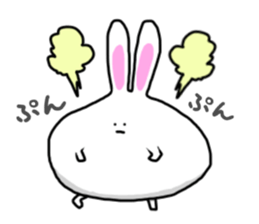 Simple!conversation in the rabbit sticker #10431998