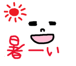 sticker only a face sticker #10432220