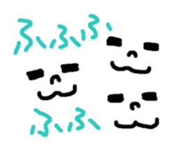 sticker only a face sticker #10432236