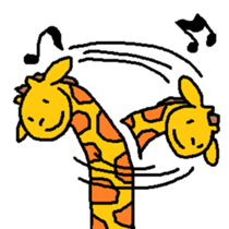 Giraffe LONG LONG Stickers sticker #10432961