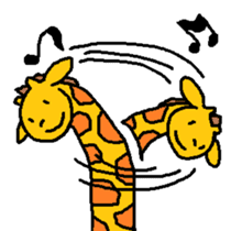 Giraffe LONG LONG Stickers sticker #10432961